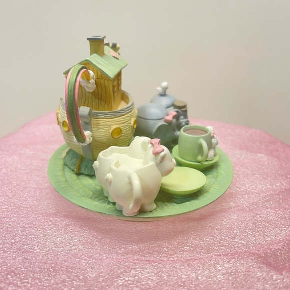 1996 Precious Moments Vintage Noah's Ark Mini Tea Set Collectible Bible Animals - Picture 10 of 10